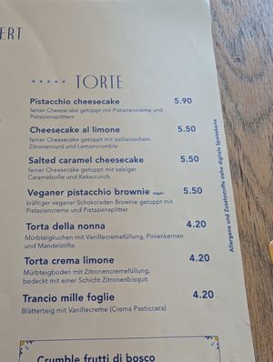 Speisekarte at SPRESSO Caffébar Cucina - Ulm  in Ulm