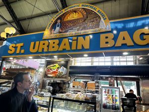 This is the logo to look for   at St. Urbain Bagel in Toronto