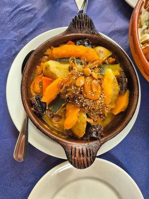 Vegetarian (vegan) Tajine at Reina Mónica in Granada