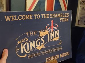 Menú at The King's Inn in York