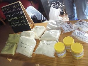 También hay venta de quesos y productos veganos at 9 ó 6 Comida Vegana. in Puebla