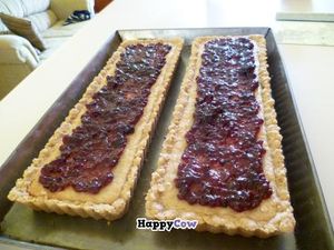 Cheesecake de almendras. Una delicia totalmente vegana. at 9 ó 6 Comida Vegana. in Puebla