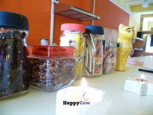 Tizanas frutales importadas. Frías o calientes son deliciosas. at 9 ó 6 Comida Vegana. in Puebla