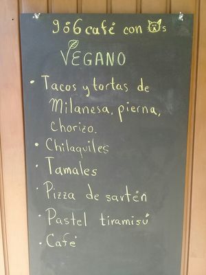 Algunos platillos at 9 ó 6 Comida Vegana. in Puebla