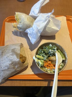 Breakfast burrito combo  at Darlene's Veg  in Eugene