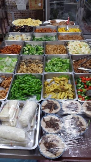 buffet at Ming Der Vegetarian Buffet in Kaohsiung