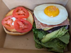 Bacon egg cheeseburger at Station No 3 in Kirkwood