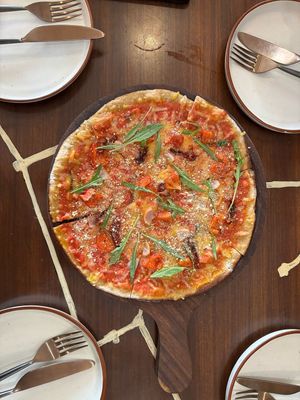  at Agama Cafe in New Delhi