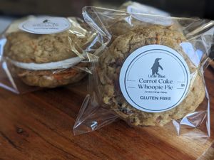 Carrot Cake Whoopie Pies-Gluten Free at Little Blue - Pop Up in Wareham