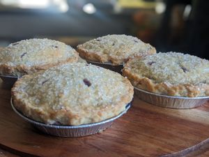 Mini Blueberry Pies at Little Blue - Pop Up in Wareham