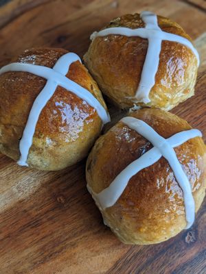 Hot Cross Buns at Little Blue - Pop Up in Wareham
