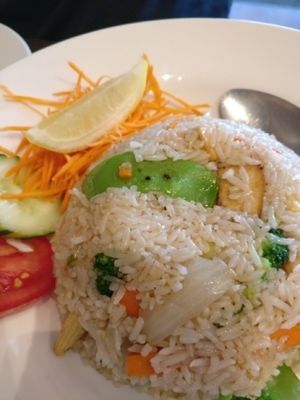 Thai fried rice  at Red Spoon in Warrnambool