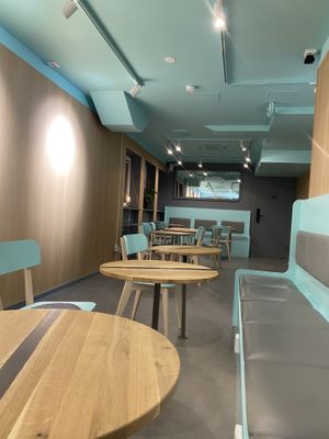 Seating  at Biu!Tea in Malmo