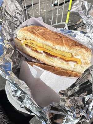 Bacon egg n cheese  at Plantega - Fresh 1 Deli & Grill in Astoria