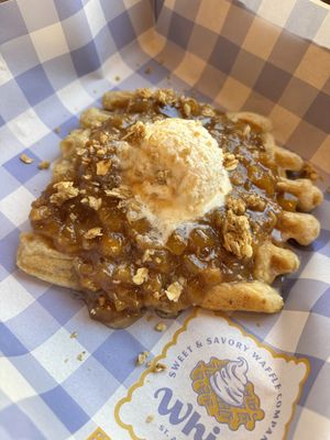   at Whips Waffle Company in St Augustine