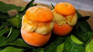 Musse de mandarina at El Desvan de Tete in Torrox Costa