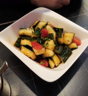 Cucumber salad #Veganuary at Chang an Noodle House in Hannover