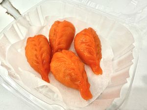 Vegan carrot dim sum   at Fok Noodles in New York City