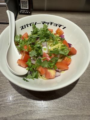 Soupless vegan ramen   at Lashowhan in Tokyo