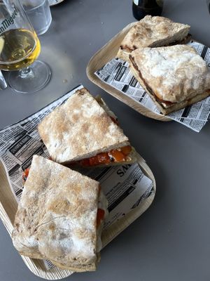 panini de tortilla  at Gat Bar in Montgat