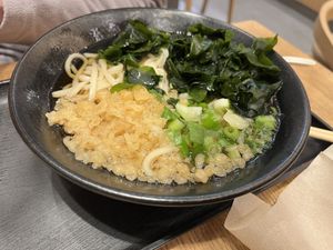 Wakame udon soup  at Kineya Mugimaru - Wimbledon in London