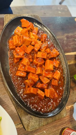Sizzling Tofu  at Wilnag's Resto in El Nido