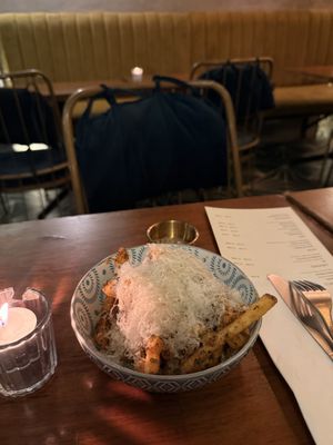 Papas con trufa  at Alakazam in Mexico City