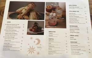 Menu - Sides and drinks  at Wholey Wonder Damai in Kuala Lumpur