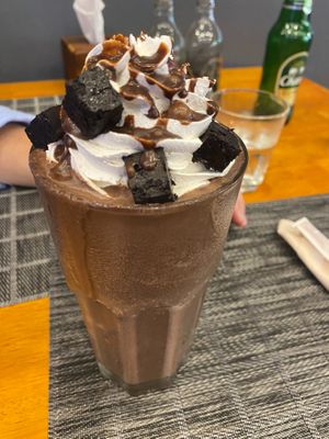 Chocolate brownie smoothie at The Planters in Ao Nang