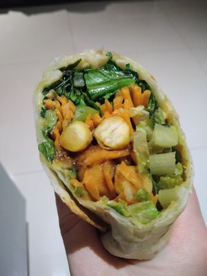 Chickpea wrap at The Planters in Ao Nang