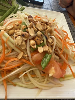 som tum   at The Planters in Ao Nang