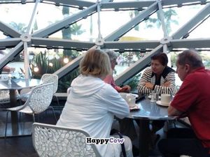 seating area at Cafe Gala in St Petersburg