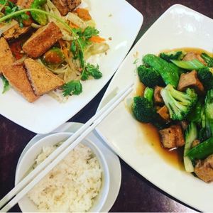 Dinner  at Au Lac Royal Vegan Cuisine in Dickson