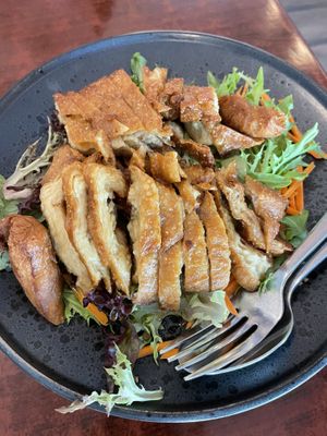 Crispy chicken sweet and sour sauce 🤤🤤🤤  at Au Lac Royal Vegan Cuisine in Dickson