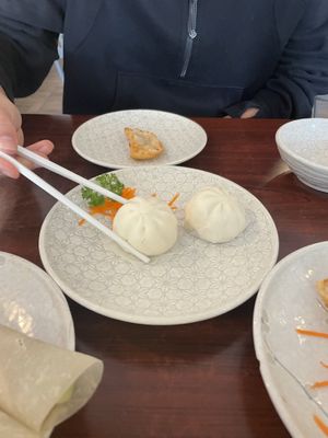 Vegan buns yum 😋   at Au Lac Royal Vegan Cuisine in Dickson