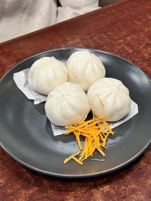Verge steamed buns  at Au Lac Royal Vegan Cuisine in Dickson