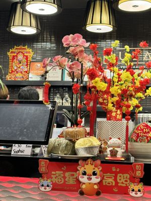 Lunar new year  at Au Lac Royal Vegan Cuisine in Dickson