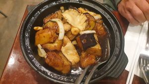 Eggplant Claypot - sauce was too bitter & it needed more vegies at Au Lac Royal Vegan Cuisine in Dickson