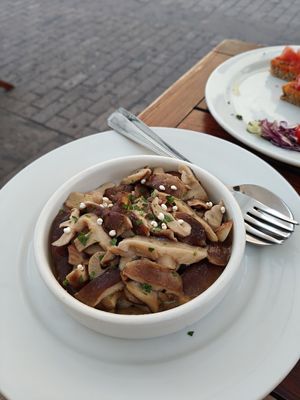 Mushrooms at Tasca 61 in Tenerife