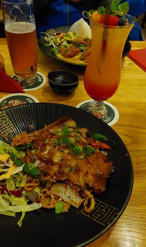 Udon-Nudeln mit veganer Ente at Miss Hoi An  in Muehldorf