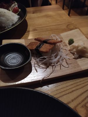 185. Vegan Nigiri Inari (japanische Tofu Tasche) at Miss Hoi An  in Muehldorf