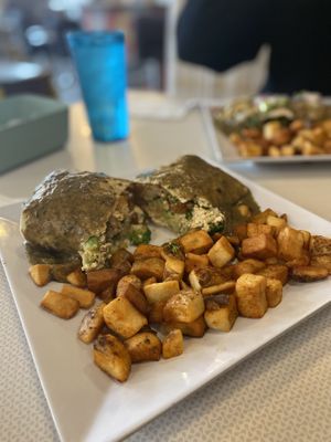 Good Truckin’ Diner - Naughty by Nature burrito #Veganuary at Good Truckin' Diner  in Grand Rapids