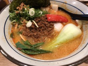 Spicy vegan tan tan men  at Daidokoro Umaimon Ramen  in Amsterdam
