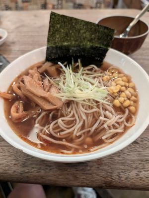 Shouyu ramen at ChiQ Japanese Restaurant in Nairobi