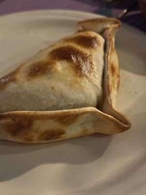 Vegan empanadaas  at Antiguo Sueño Restorán in San Jose De Maipo