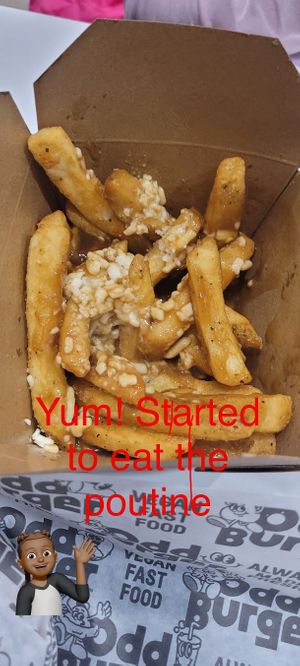 Poutine at Odd Burger in Scarborough
