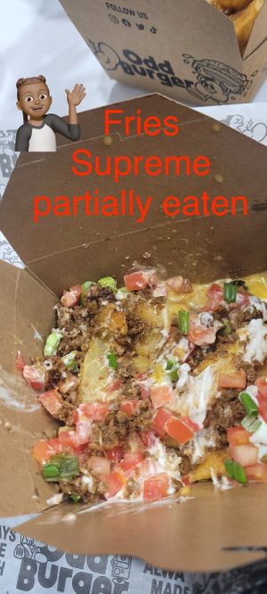 Fries Supreme at Odd Burger in Scarborough