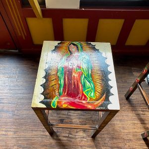 Some seating options at El Burro - Northside in Pittsburgh