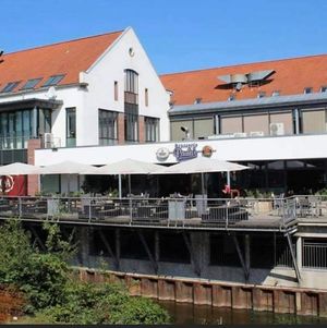 Outside at Paula's Brasserie in Gifhorn