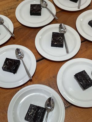 Vegan + gf fudge brownie  at Bunch in Hiriketiya